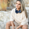 T-shirt CAMVAS - Sand Beige / Μαύρο