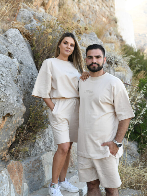 Βερμούδα CAMVAS – Sand Beige / Μαύρο