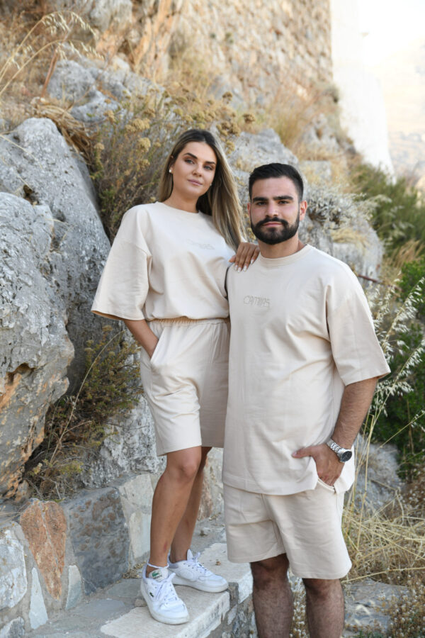 Βερμούδα CAMVAS – Sand Beige / Μαύρο