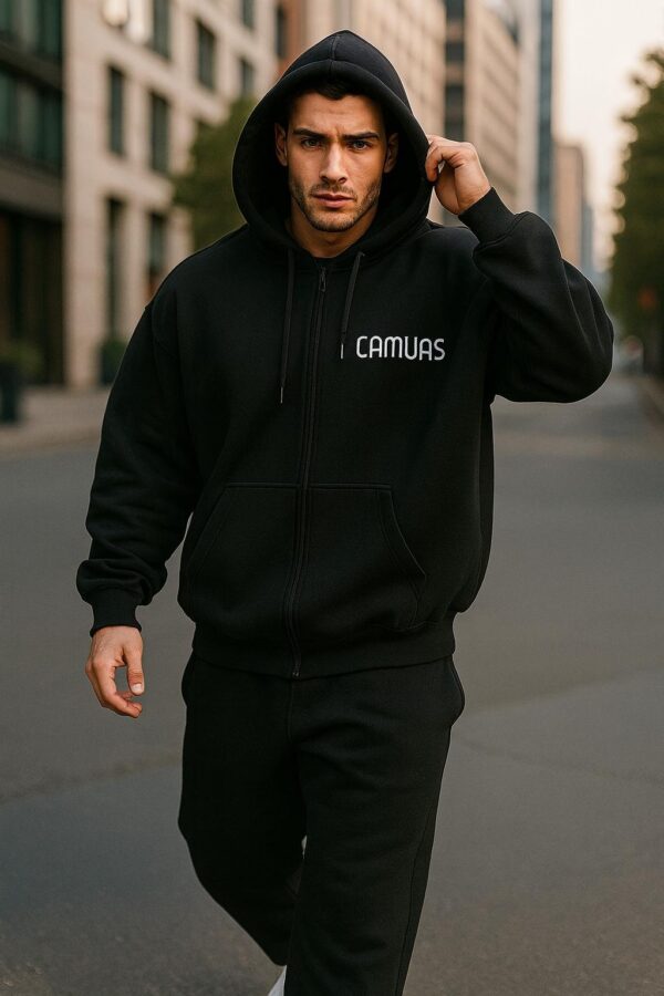 pro-IGlNMcHS Hoodie Set Unisex Μαύρο