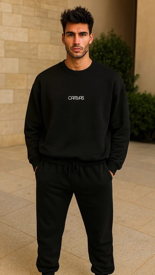CAMVAS Oversize Sweatshirt – Black