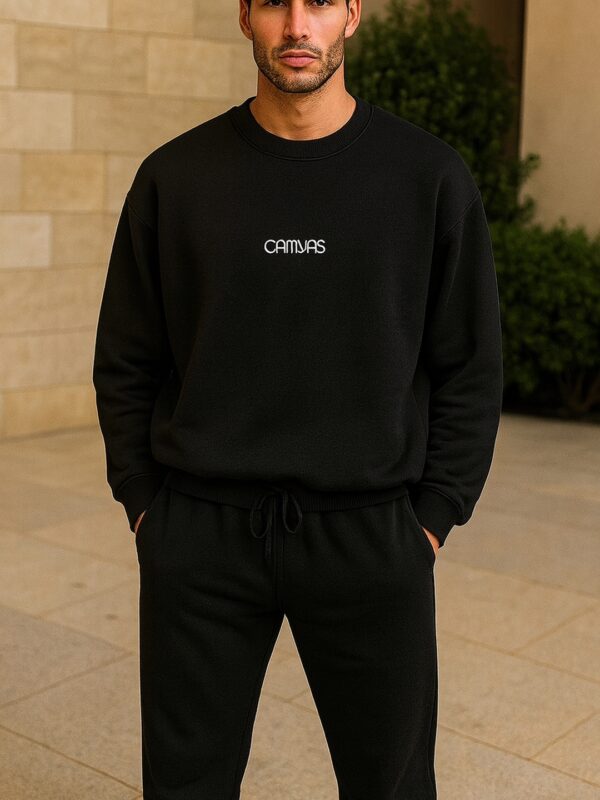 CAMVAS Oversize Sweatshirt – Black