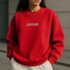 Oversized CAMVAS Sweatshirt – Red