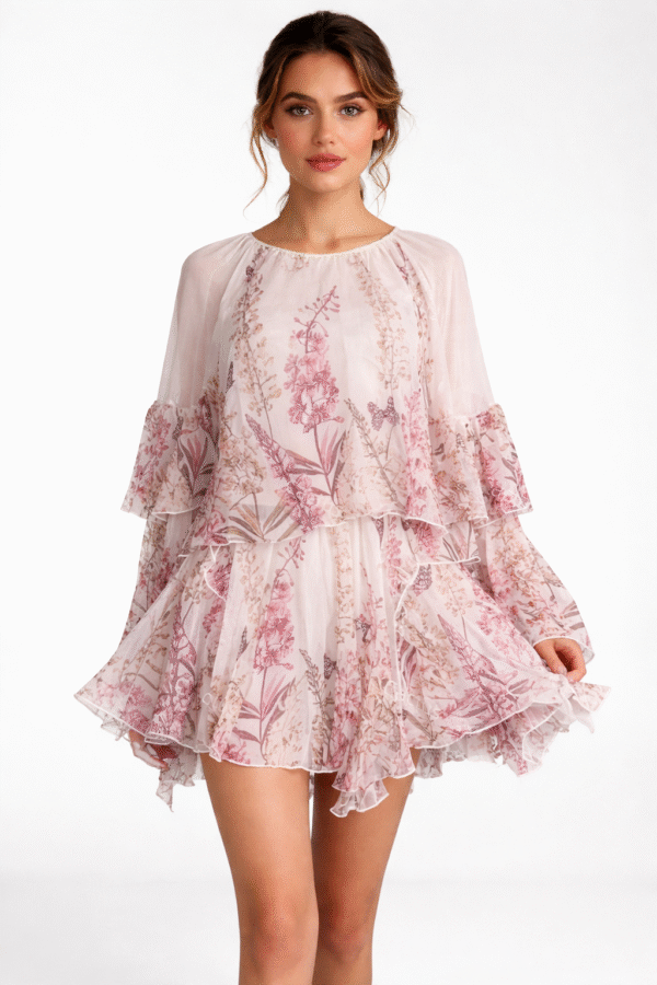 Rosé Bloom Dress