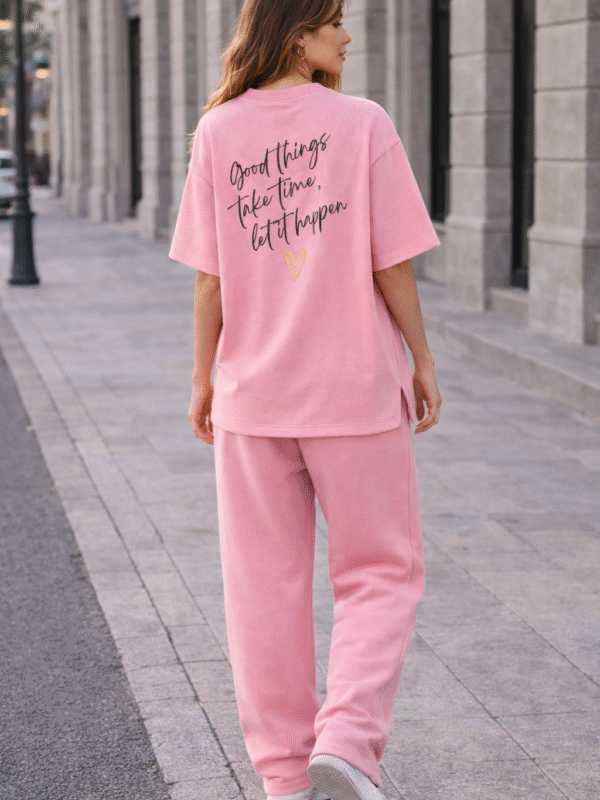 Bubblegum Pink Oversized T-Shirt