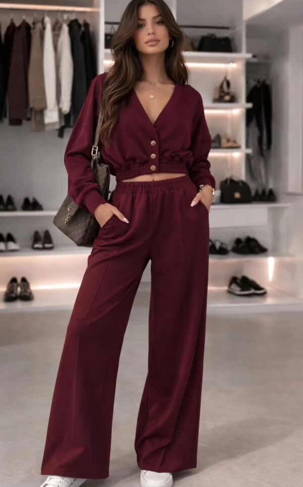 Burgundy Chic Set
