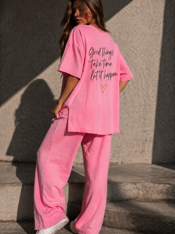 Bubblegum Pink Oversized T-Shirt
