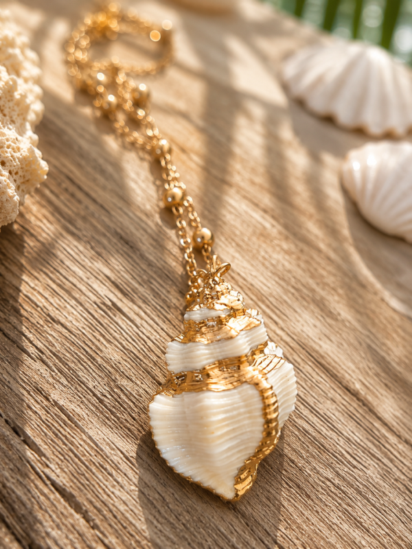Κολιέ Golden Shell