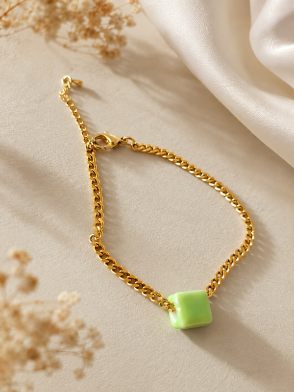 Lime Glow Bracelet
