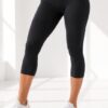 Black motion Capri Leggings