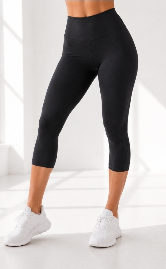Black motion Capri Leggings