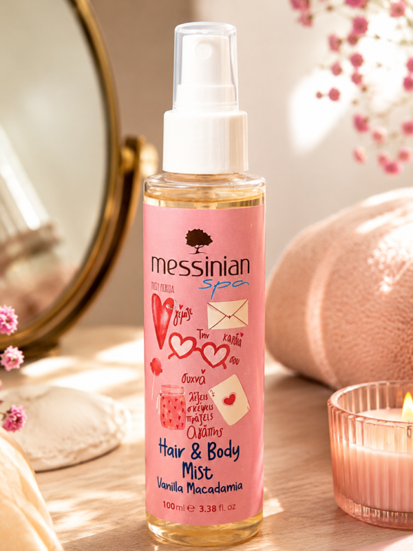 Messinian Spa Hair & Body Mist Vanilla Macadamia