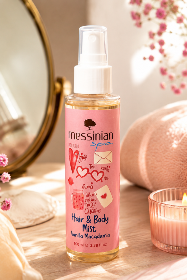 Messinian Spa Hair & Body Mist Vanilla Macadamia