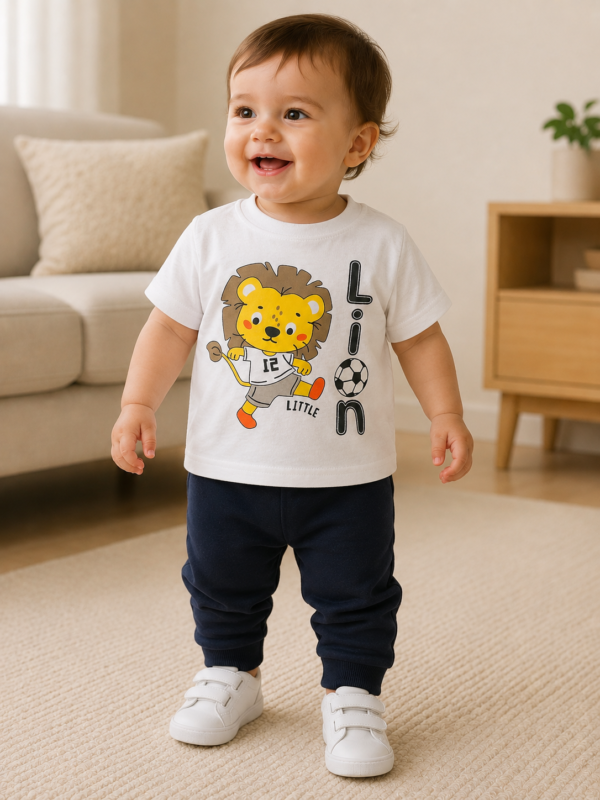 Little Lion Set 3pcs -Grey