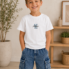Achievers Denim Vibes Set-White