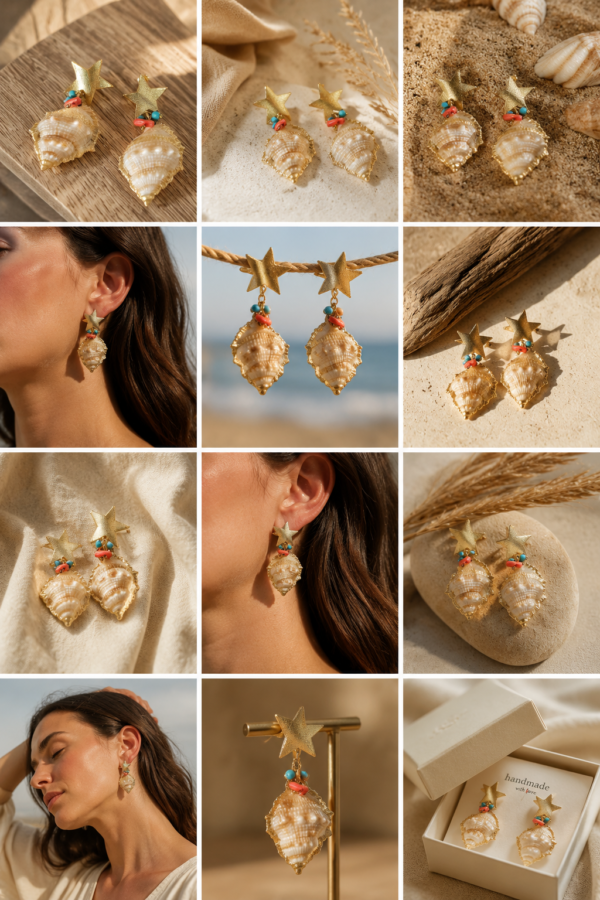 Murex Shell Earrings