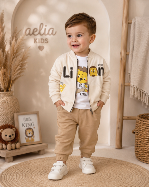 Little Lion Set 3pcs -beige