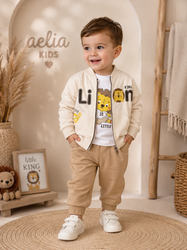 Little Lion Set 3pcs -beige