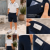 Little Gentelman polo set -White
