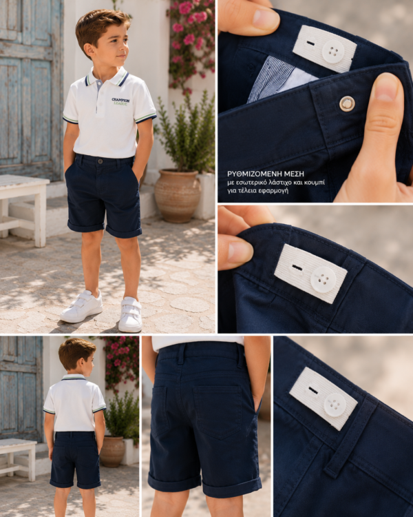 Little Gentelman polo set -White