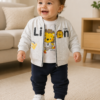 Little Lion Set 3pcs -Grey