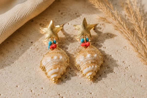 Murex Shell Earrings