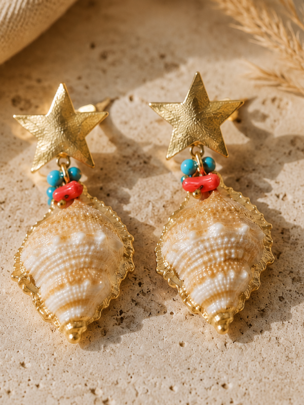 Murex Shell Earrings