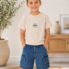 Achievers Denim Vibes Set-beige