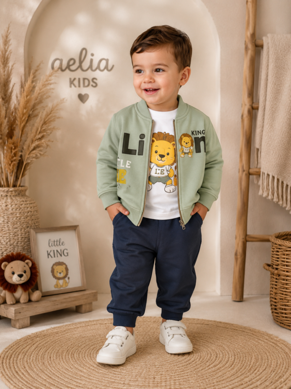 Little Lion Set 3pcs -green