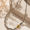 Mixed Shell Cord Necklace