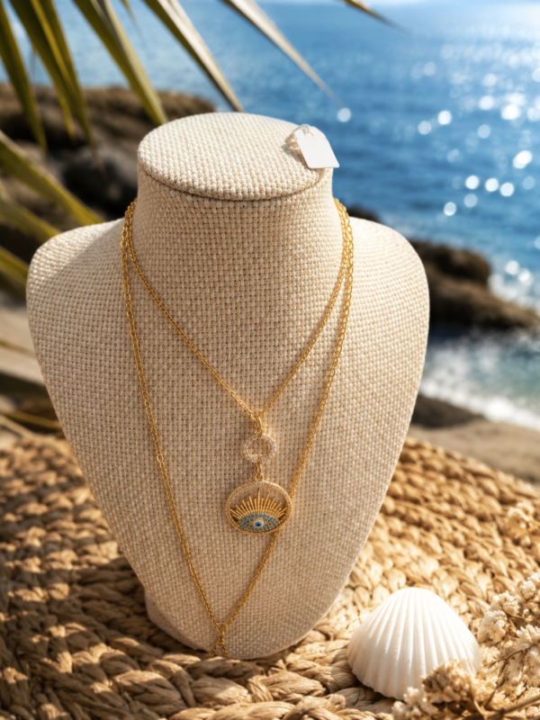 Evil Eye Gold Necklace