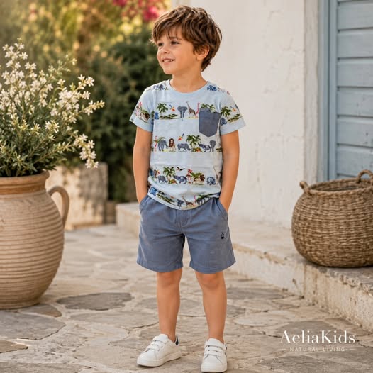 Safari Summer Set-Blue