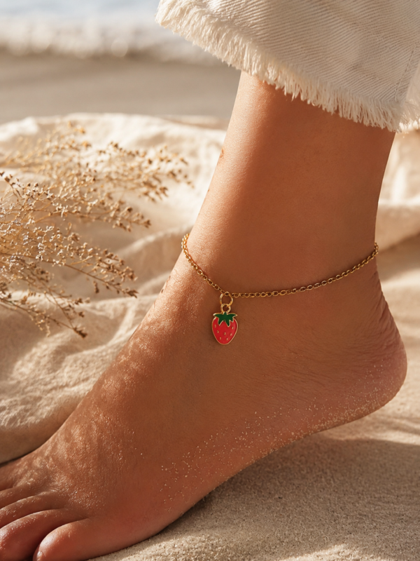 Strawberry Charm Αλυσίδα Ποδιού
