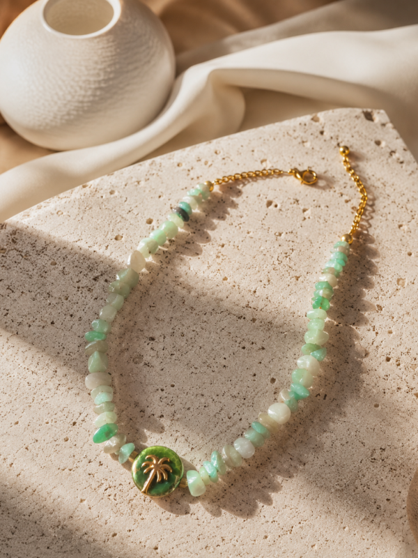 Mint Palm Necklace